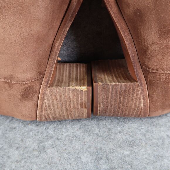 Madewell Shoes Womens 11 Bootie Leather Block Heel Pauline Fashion Boho Boot Zip - Picture 11 of 16